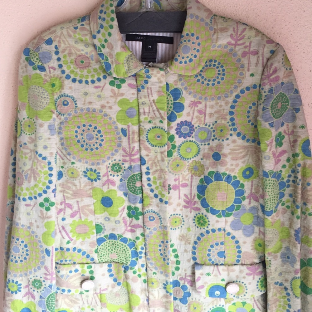 Gorgeous Marc Jacobs Floral Trench Coat